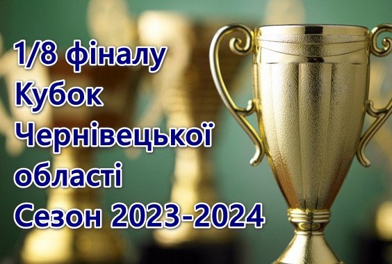 Результати матчів 1/8 фіналу Кубку області. Сезон 2023-2024