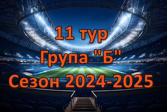 Результати матчів 11 туру Чемпіонату області. Група “Б”. Сезон 2024-2025