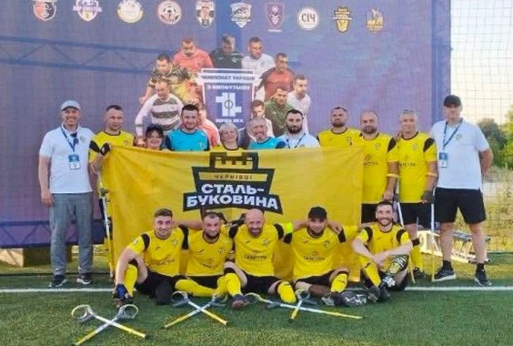 «Сталеві» буковинці святкують річницю від створення ФК з ампфутболу «Сталь-Буковина»!